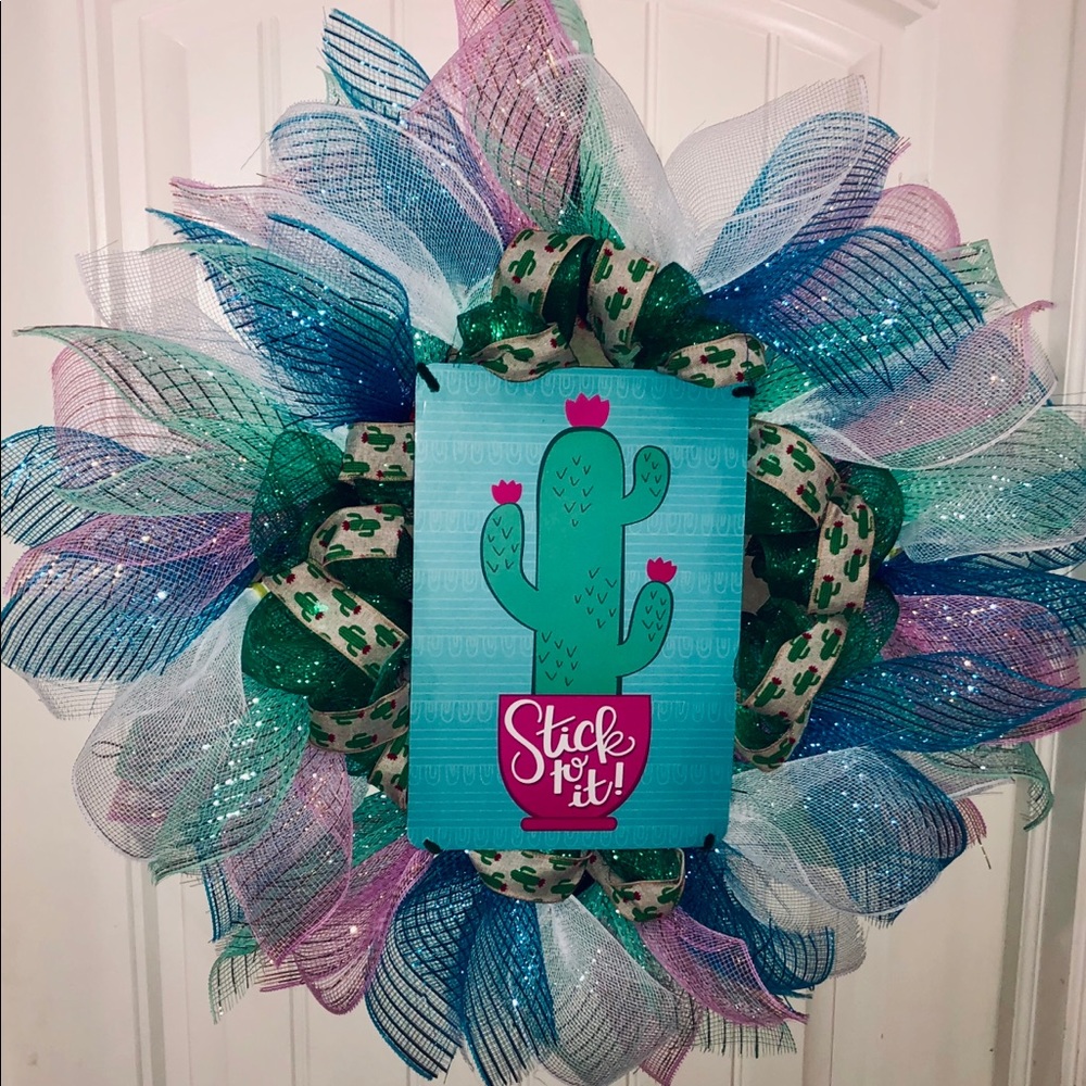 Feisty Cactus Wreath